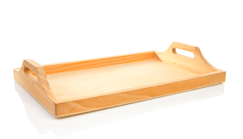 wooden tray